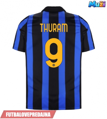 Lacne Muži Futbalové dres Inter Milan Marcus Thuram #9 2026-27 Krátky Rukáv - Domáci